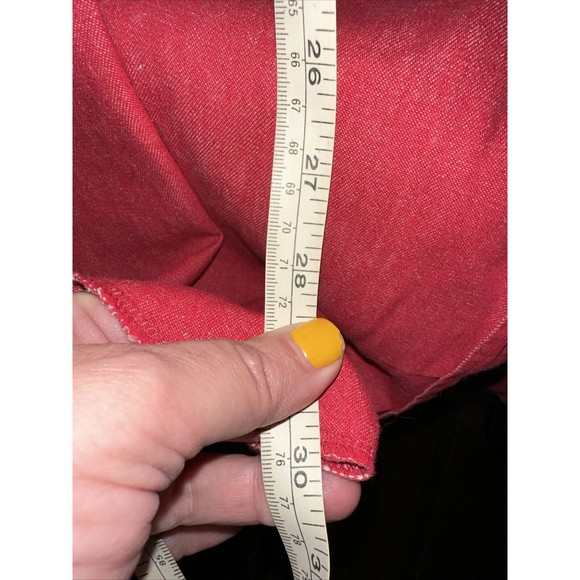 Vintage Wrangler X-Long Tails Shirt Red Sz 17 1/2 X 35 Brushpopper Cowboy EUC - Picture 6 of 7